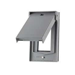 Leviton Rectangle Thermoplastic 1 gang Weatherproof Cover
