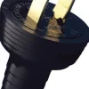 Leviton Residential Vinyl Straight Blade Plug 1-15P 18-14 AWG 2 Pole 2 Wire