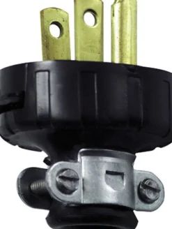 Leviton Residential Vinyl Straight Blade Plug 5-15P 18-14 AWG 2 Pole 3 Wire