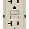Leviton SmartlockPro 20 amps 125 V Duplex Light Almond GFCI Outlet 5-20R 1 pk
