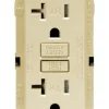 Leviton SmartlockPro 20 amps 125 V Duplex Ivory GFCI Outlet 5-20R 1 pk