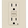 Leviton SmartlockPro 15 amps 125 V Duplex Light Almond GFCI Outlet 5-15R 1 pk