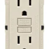 Leviton SmartlockPro 15 amps 125 V Duplex Light Almond GFCI Outlet 5-15R 1 pk