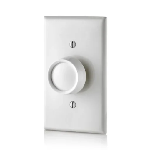 Leviton Trimatron Light Almond & White 600 W Rotary Dimmer Knob 1 pk