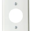 Leviton White 1 gang Nylon Outlet Wall Plate 1 pk