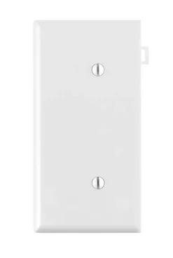 Leviton White 1 gang Thermoplastic Nylon Blank Wall Plate 1 pk