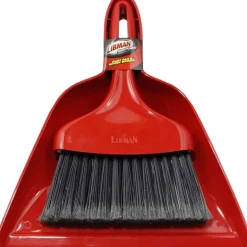 Libman 10 in. W Fine Recycled PET Dust Pan with Whisk Broom