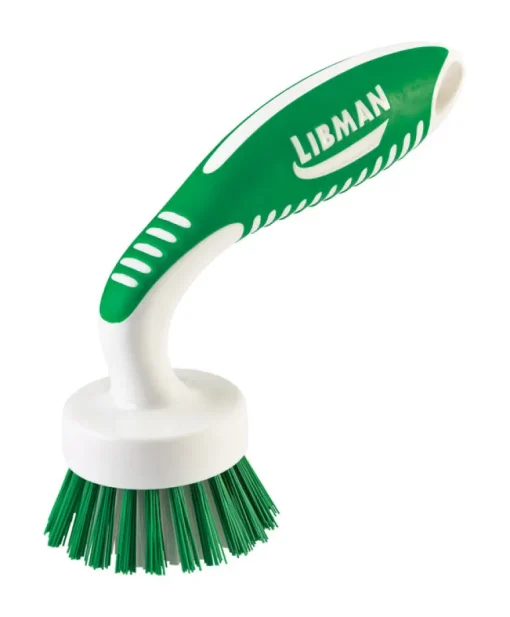 Libman 2 in. W Hard Bristle 4 in. Plastic/Rubber Handle Kitchen Brush