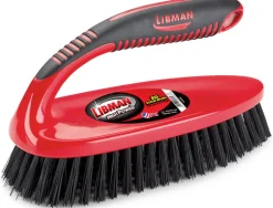 Libman 3.5 in. W Hard Bristle 8 in. Plastic/Rubber Handle Scrub Brush