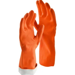 Libman 1325 Large Orange Premium Latex Gloves