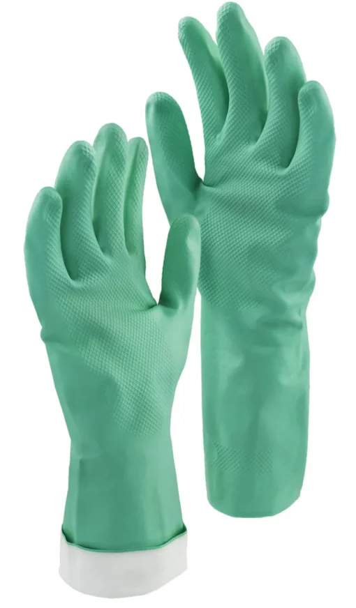 Libman 1319 Large Turquoise Heavy Duty Latex-Free Nitrile Gloves