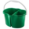 Libman Green Plastic Commercial & Residential Clean & Rinse Oval Bucket 4 gal.