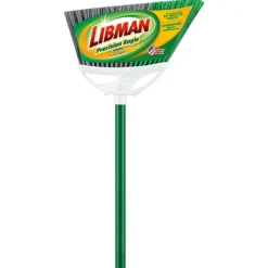 Libman Precision Angle 11-1/2 in. W Stiff Plastic Broom (Pack of 6)