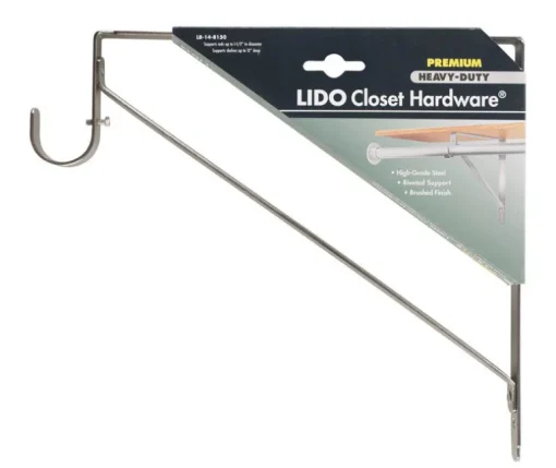 Lido 10-1/2 in. H X 1 in. W X 11 in. L Nickel Shelf Divider