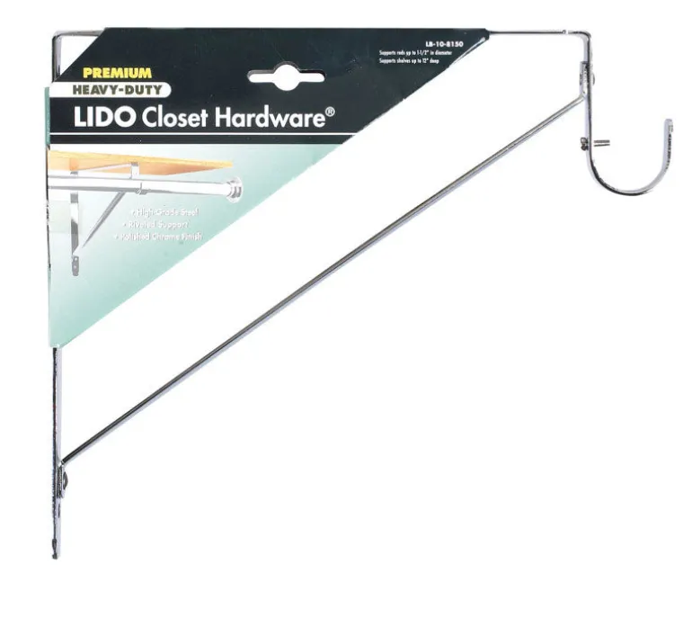 Lido 10-1/2 in. H X 1 in. W X 11 in. L Chrome Shelf Divider