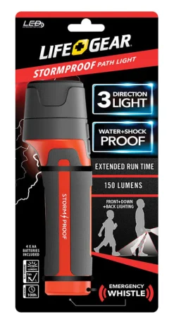 Life+Gear 150 lm Red LED Signal Light AA Battery