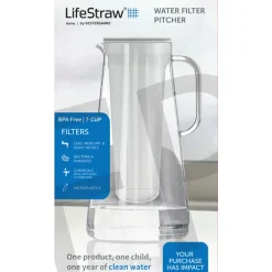 LifeStraw Home 7 cups Clear Water Filter Pitcher