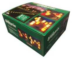 Light Styles Luma Bases Brown Plastic Christmas Luminaries Set
