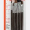 Linzer .1 in. W Assorted Artist Paint Brush Set (Pack of 12)