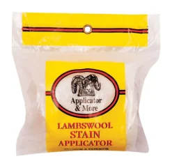 Linzer 5 in. W X 4 in. L White Lambskin Stain Applicator