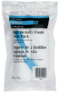 Linzer Impact Foam 4 in. W X 1/4 in. Mini Paint Roller Cover 2 pk