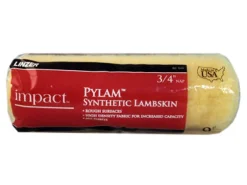 Linzer Impact Pylam Synthetic Lambskin 3/4 in. x 9 in. W Regular Paint Roller Cover 1 pk (Pack of 12)