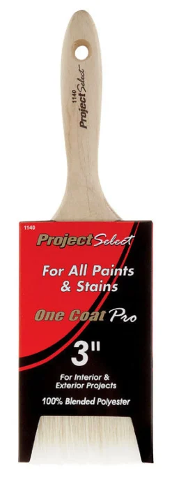 Linzer Products 1140-0300 3 Polyester Project Select™ Varnish & Wall Paint Brush (Pack Of 12)