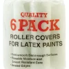 Linzer Synthetic Blend 9 in. W X 3/8 in. Regular Paint Roller Cover 6 pk