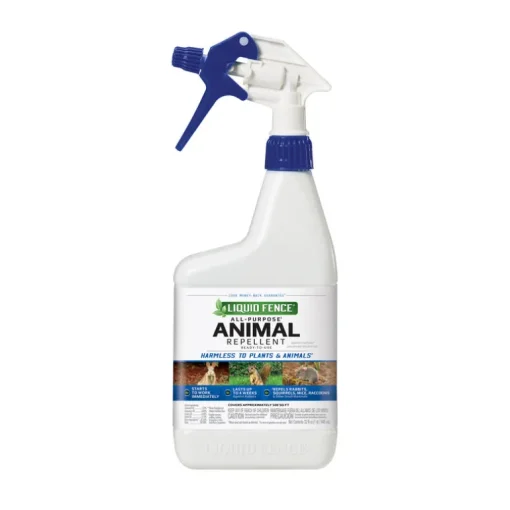 Liquid Fence Animal Repellent Spray For All Animals 32 oz