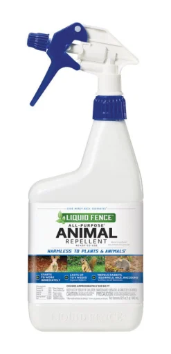 Liquid Fence Animal Repellent Spray For All Animals 32 oz