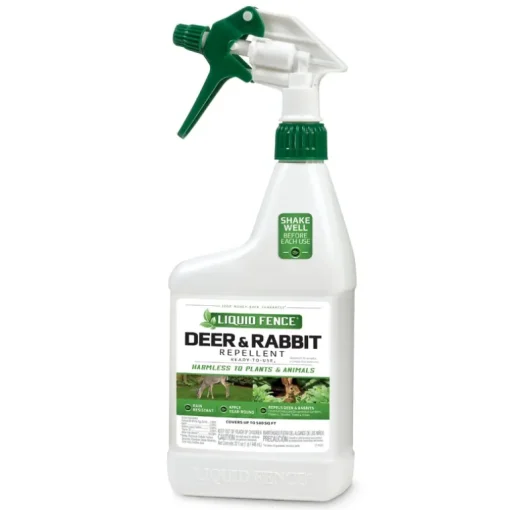 Liquid Fence Animal Repellent Spray For Deer and Rabbits 32 oz.