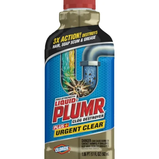 LIQUID PLUMR URGENT CLR (Pack of 6)