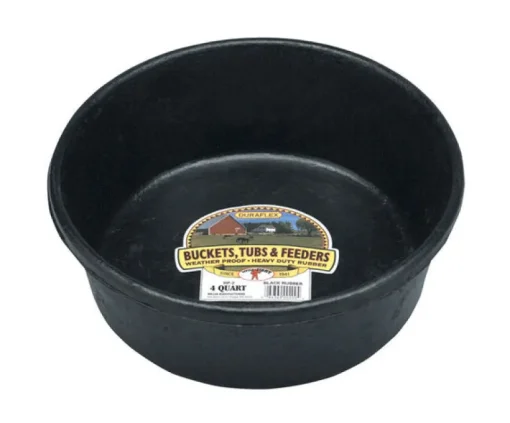 Little Giant DuraFlex 4 qt Feeder Pan For Livestock