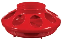 Little Giant Farm & Ag 806RED 1 Quart Red Baby Chick Feeder (Pack of 12)