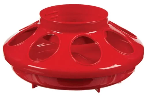Little Giant Farm & Ag 806RED 1 Quart Red Baby Chick Feeder (Pack of 12)