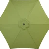 Living Accents 9 ft. Tiltable Green Peyton Patio Umbrella