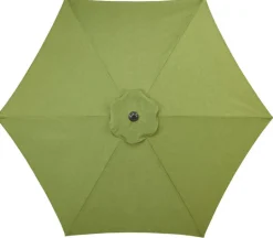 Living Accents 9 ft. Tiltable Green Peyton Patio Umbrella