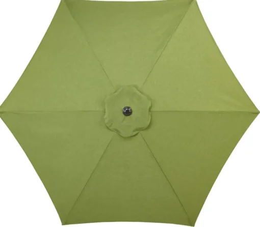 Living Accents 9 ft. Tiltable Green Peyton Patio Umbrella