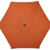 Living Accents 9 ft. Tiltable Rust Patio Umbrella