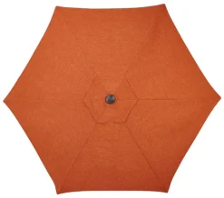 Living Accents 9 ft. Tiltable Rust Patio Umbrella