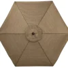 Living Accents 8401697 9' Tan Tiltable Living Accents Patio Umbrella