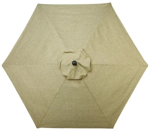 Living Accents Avalon 9 ft. Tiltable Brown Patio Umbrella