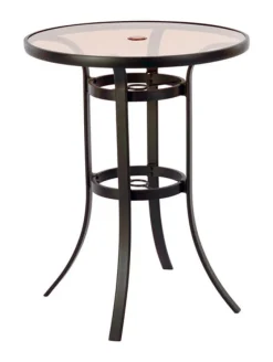 Living Accents Balcony Heritage Round Brown Table