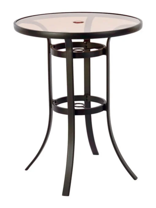 Living Accents Balcony Heritage Round Brown Table