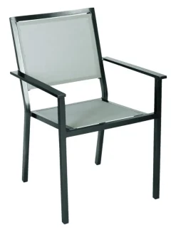 Living Accents Black Aluminum Frame Sling Chair