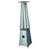 Living Accents 40000 BTU Propane Stainless Steel Pyramid Patio Heater 500 sq ft