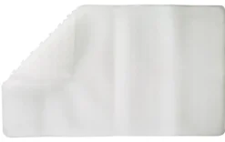 Living Accents 28 in. L X 16 in. W Clear Thermo Plastic Elastomer Bath Mat Latex Free