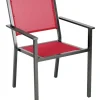 Living Accents Aria Black Aluminum Sling Chair