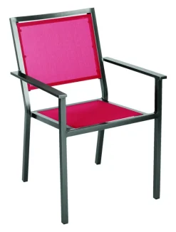 Living Accents Aria Black Aluminum Sling Chair