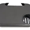 Living Accents Black Plastic Snap-On Side Tray (Pack of 6)